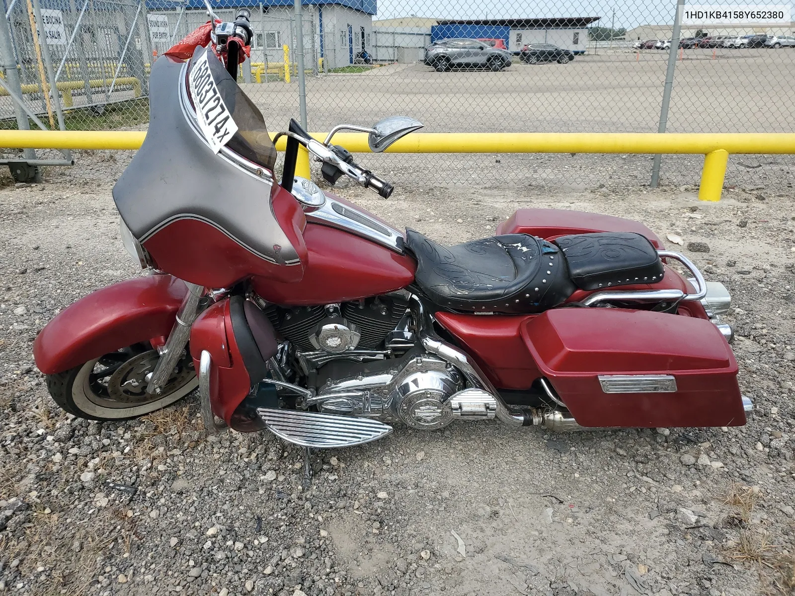 2008 Harley-Davidson Flhx VIN: 1HD1KB4158Y652380 Lot: 68037274