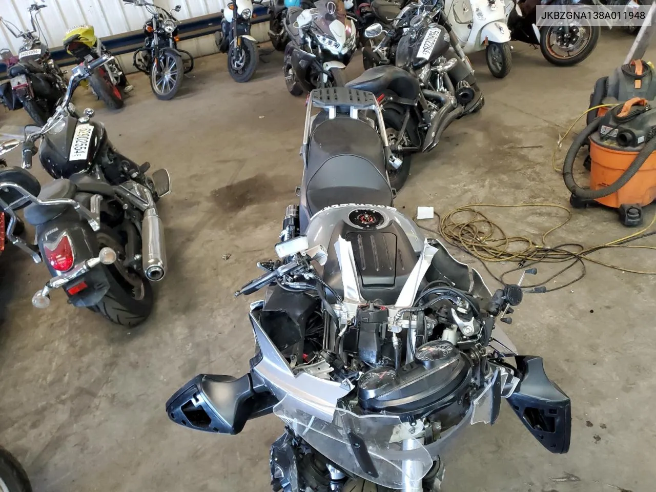 2008 Kawasaki Zg1400 A VIN: JKBZGNA138A011948 Lot: 68387354