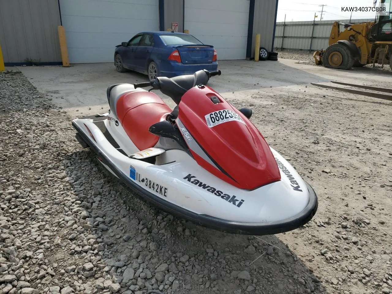 2008 Kawasaki Jet Ski VIN: KAW34037C808 Lot: 68825354