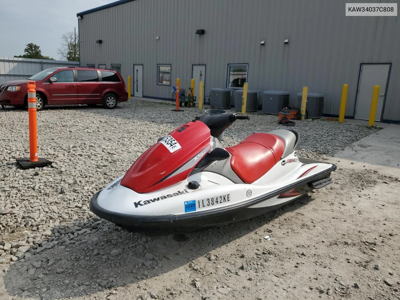 2008 Kawasaki Jet Ski VIN: KAW34037C808 Lot: 68825354