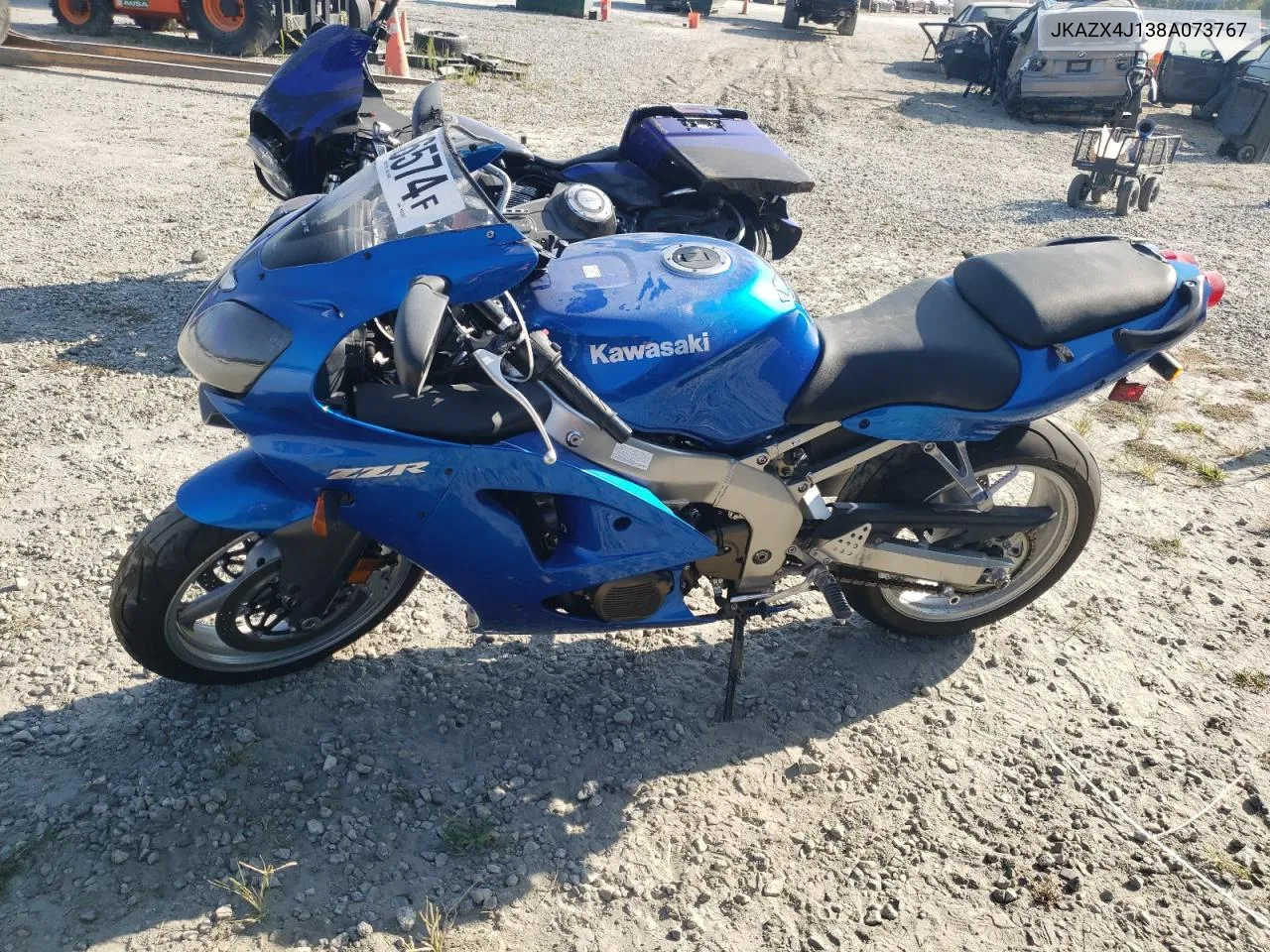 JKAZX4J138A073767 2008 Kawasaki Zx600 J1