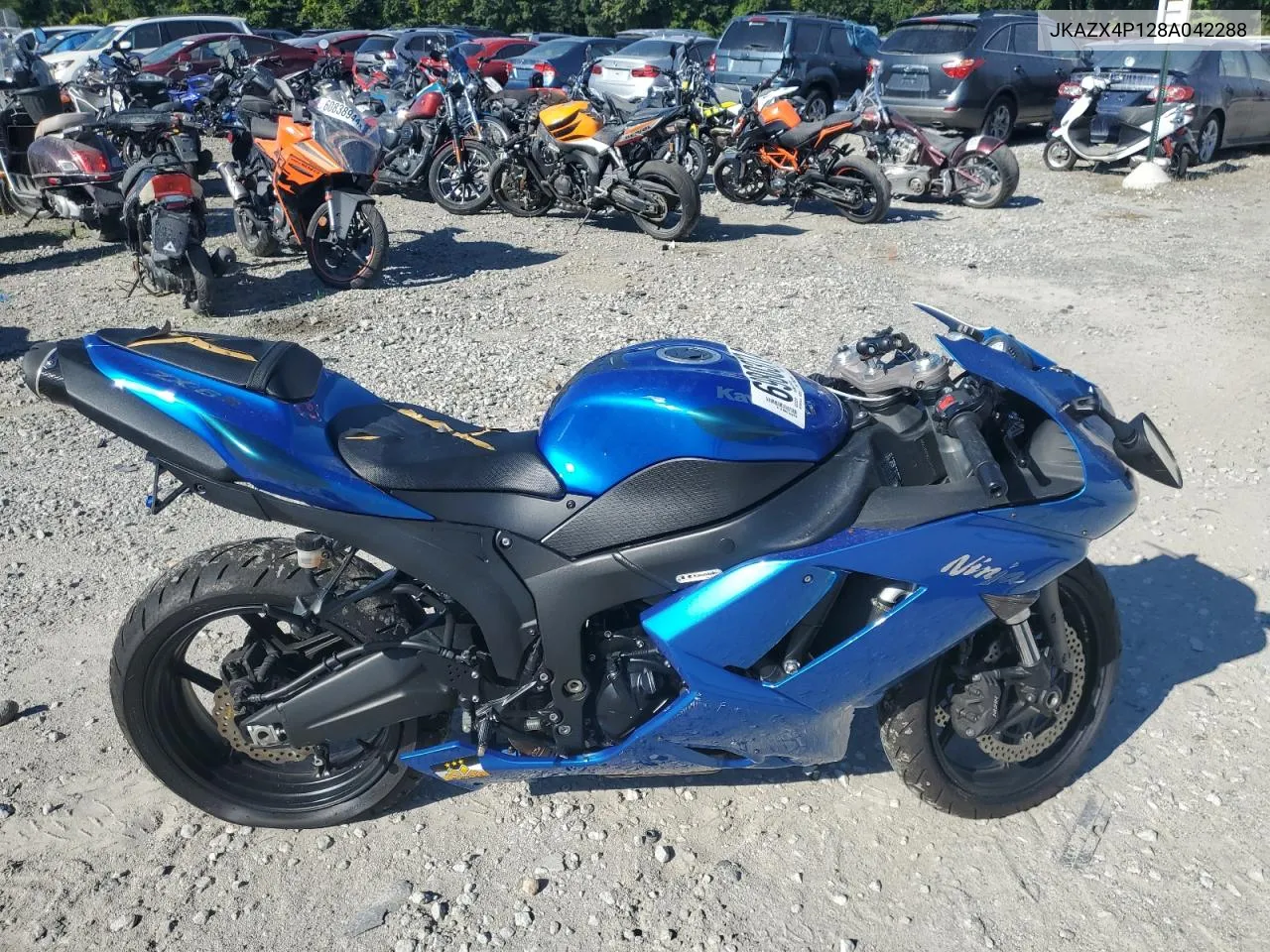 2008 Kawasaki Zx600 P VIN: JKAZX4P128A042288 Lot: 69803774