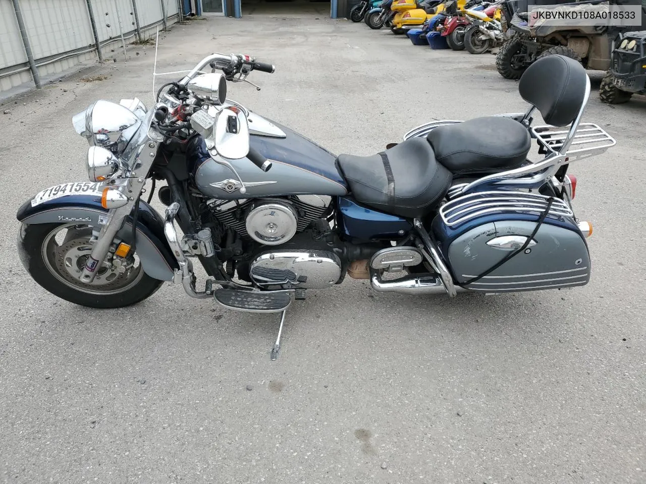 2008 Kawasaki Vn1600 D VIN: JKBVNKD108A018533 Lot: 71941554