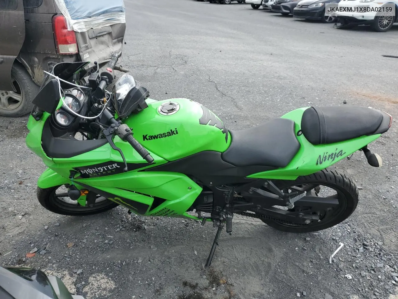 2008 Kawasaki Ex250 J VIN: JKAEXMJ1X8DA02159 Lot: 72191074