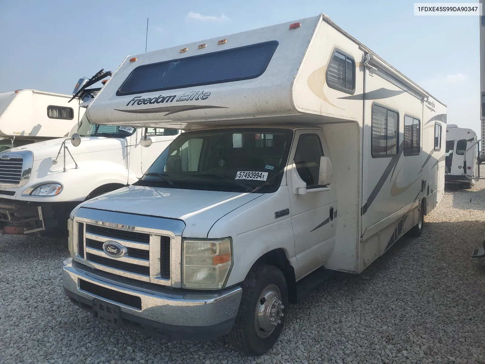 2009 Ford Econoline E450 Super Duty Cutaway Van VIN: 1FDXE45S99DA90347 Lot: 57493994