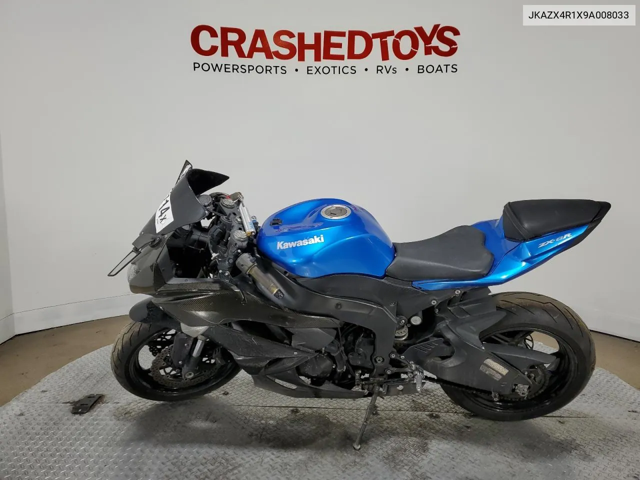 2009 Kawasaki Zx600 R VIN: JKAZX4R1X9A008033 Lot: 61848714