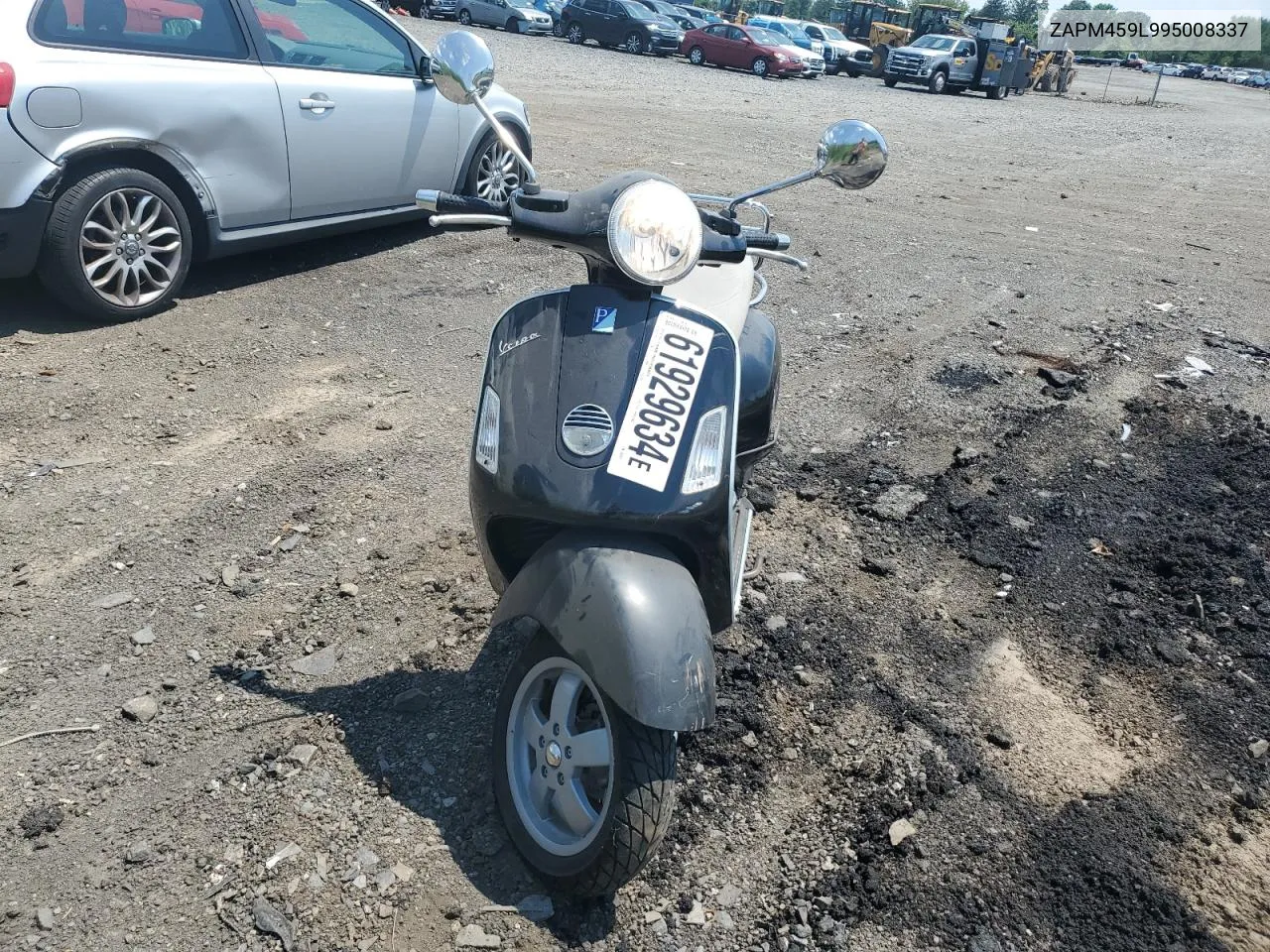 2009 Vespa Gts 250 VIN: ZAPM459L995008337 Lot: 61929634