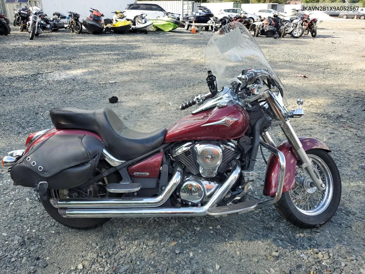 2009 Kawasaki Vn900 B VIN: JKAVN2B1X9A052567 Lot: 64387454