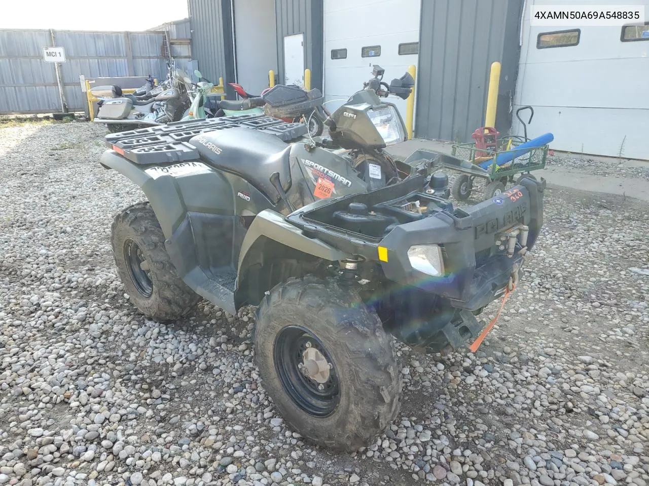 2009 Polaris Sportsman 500 Efi VIN: 4XAMN50A69A548835 Lot: 72253874