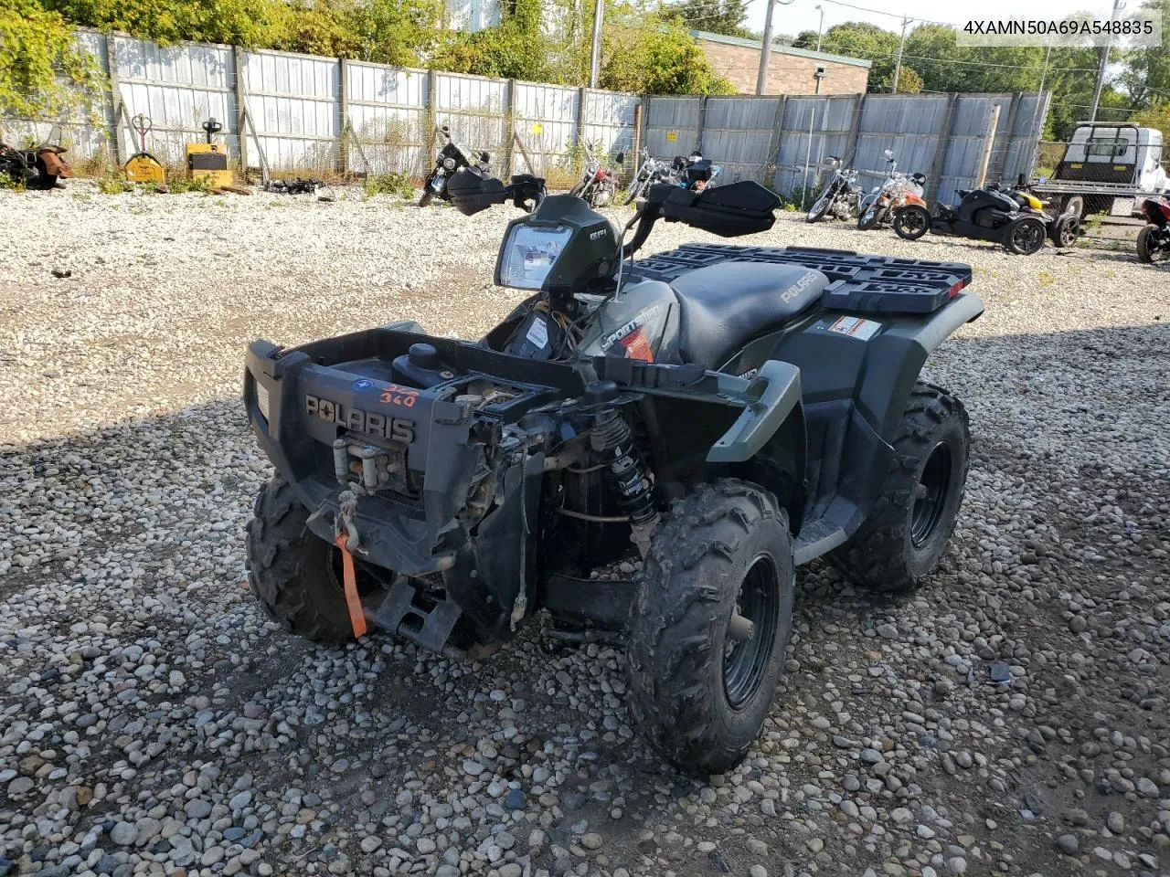 2009 Polaris Sportsman 500 Efi VIN: 4XAMN50A69A548835 Lot: 72253874