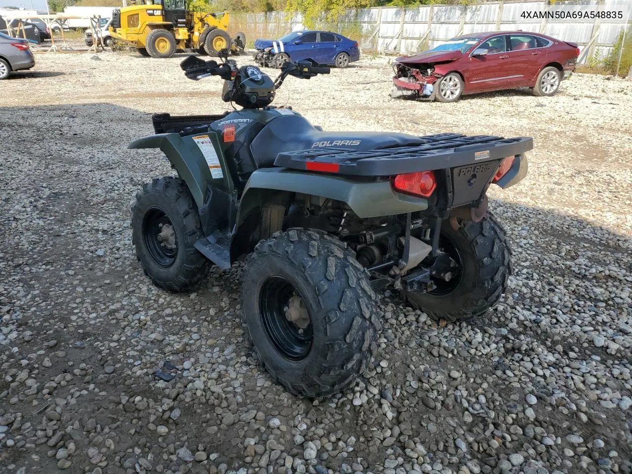 2009 Polaris Sportsman 500 Efi VIN: 4XAMN50A69A548835 Lot: 72253874