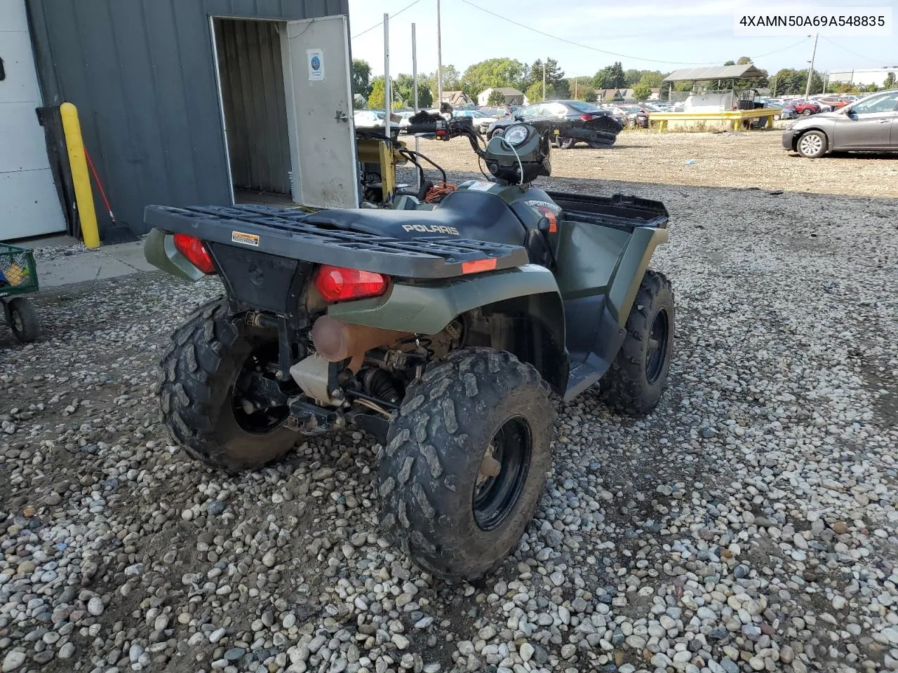 2009 Polaris Sportsman 500 Efi VIN: 4XAMN50A69A548835 Lot: 72253874