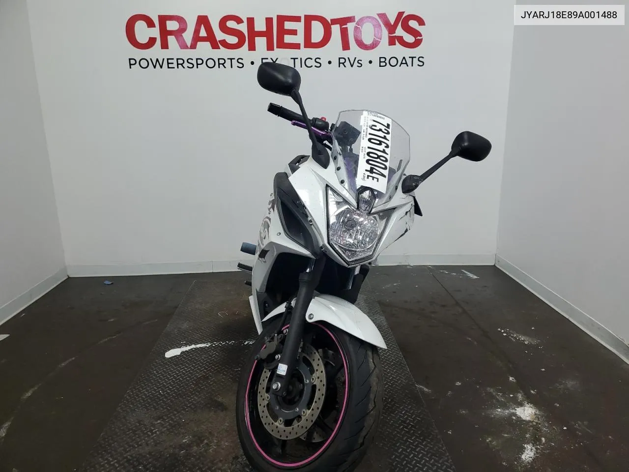 2009 Yamaha Fz6 R VIN: JYARJ18E89A001488 Lot: 73161804