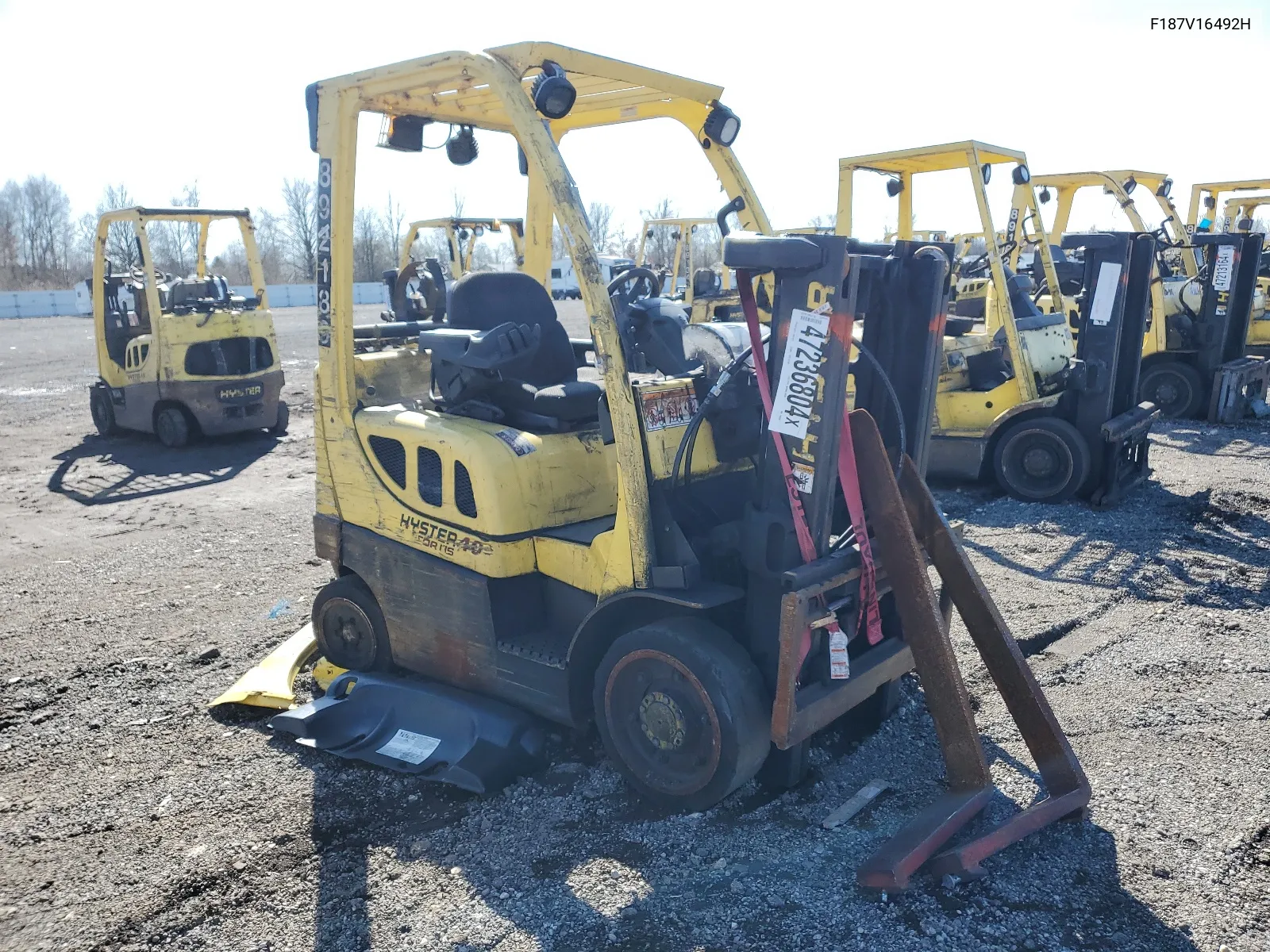 2010 Hyst Fork Lift VIN: F187V16492H Lot: 47236804