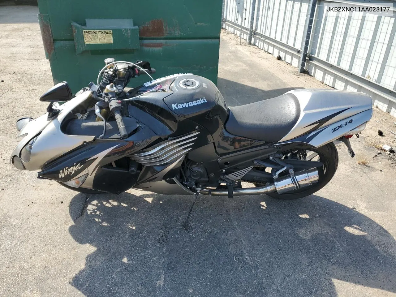 2010 Kawasaki Zx1400 C VIN: JKBZXNC11AA023177 Lot: 71744214