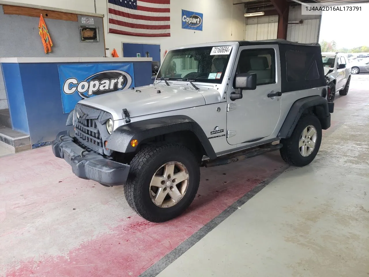 1J4AA2D16AL173791 2010 Jeep Wrangler Sport