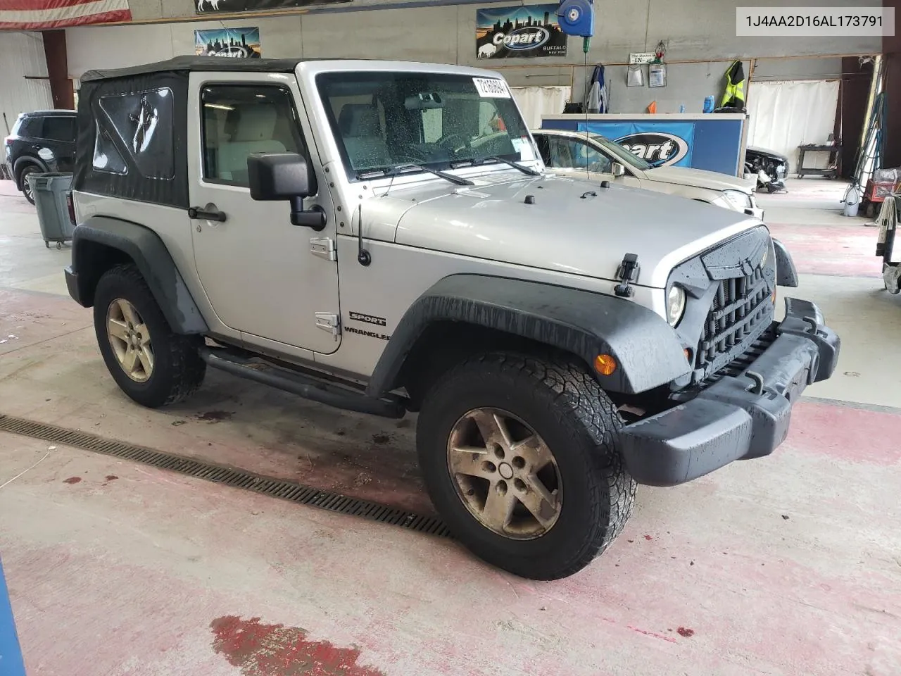 2010 Jeep Wrangler Sport VIN: 1J4AA2D16AL173791 Lot: 72160694