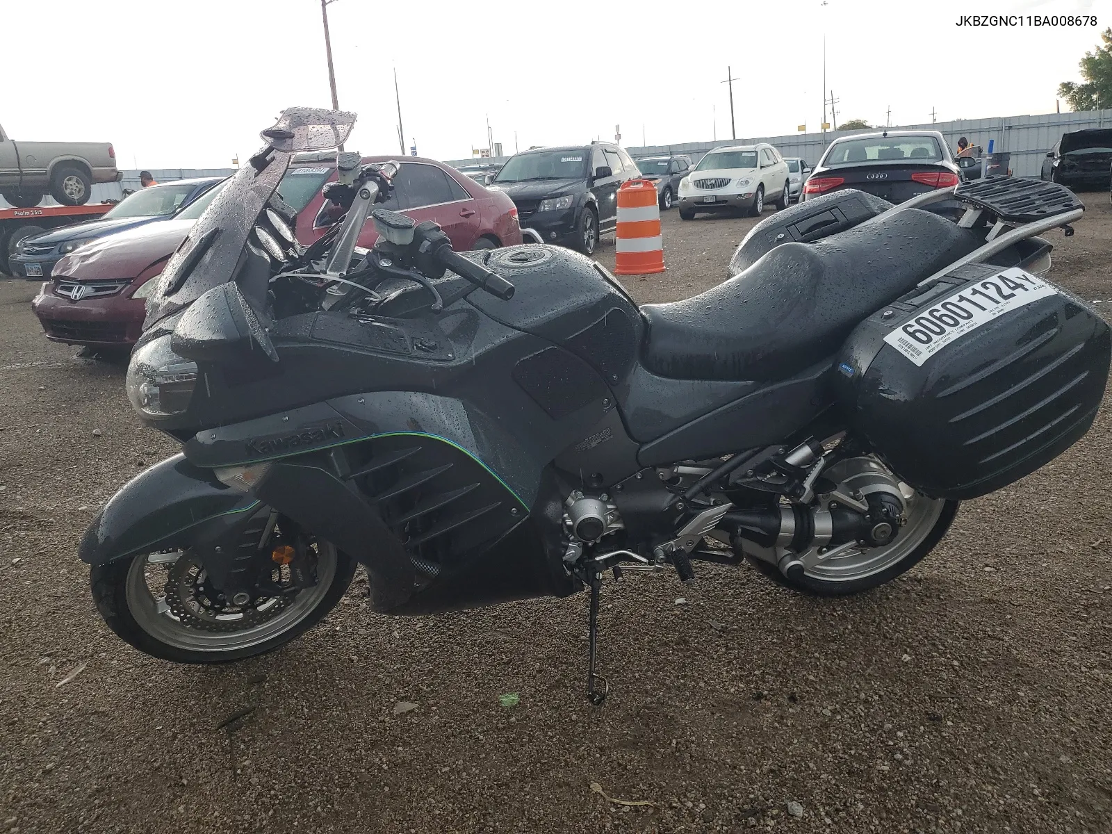 2011 Kawasaki Zg1400 C VIN: JKBZGNC11BA008678 Lot: 60601124