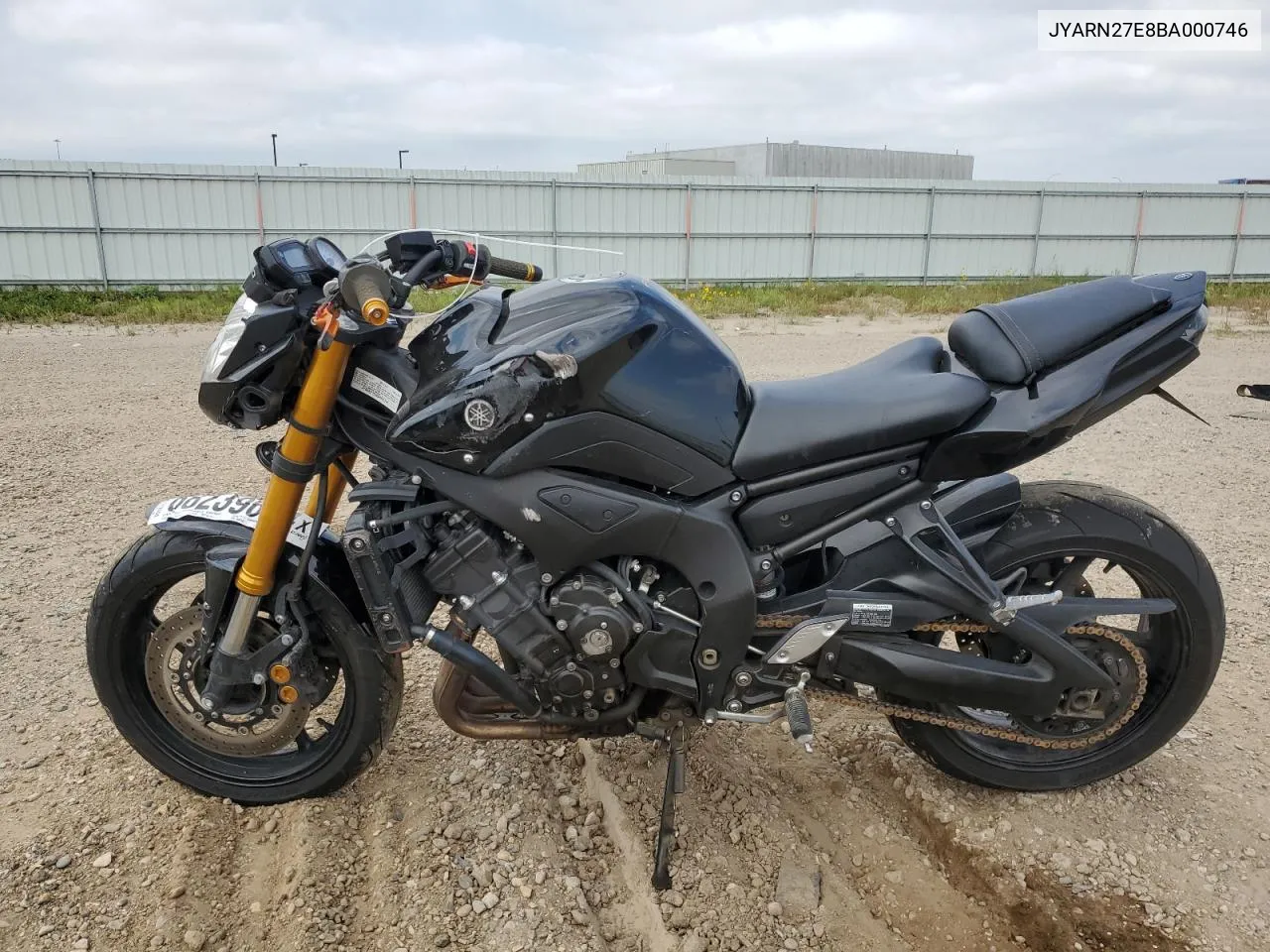 2011 Yamaha Fz8 N VIN: JYARN27E8BA000746 Lot: 68239604