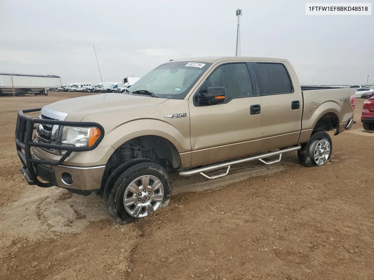 2011 Ford F150 Supercrew VIN: 1FTFW1EF8BKD48518 Lot: 69222794