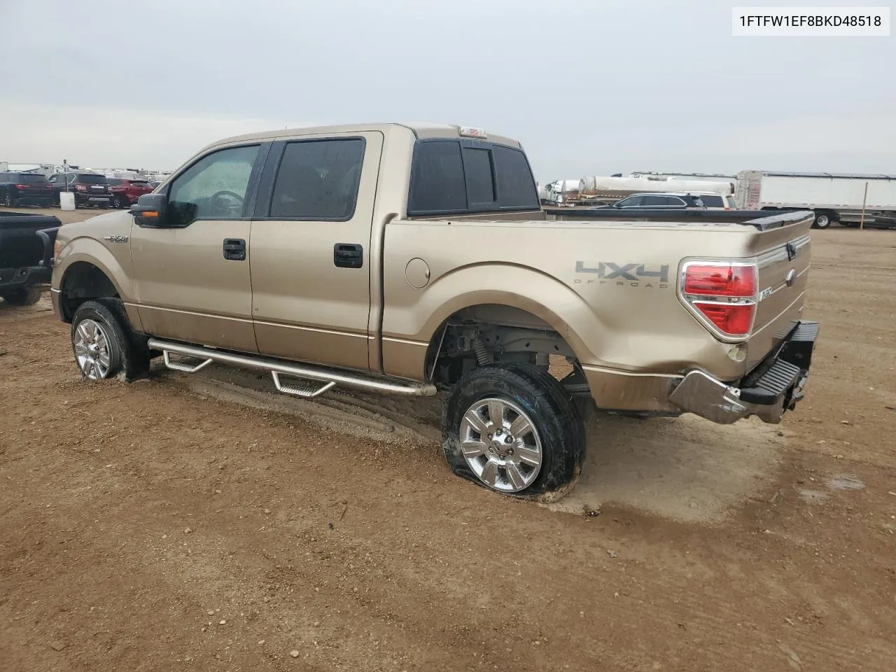 2011 Ford F150 Supercrew VIN: 1FTFW1EF8BKD48518 Lot: 69222794