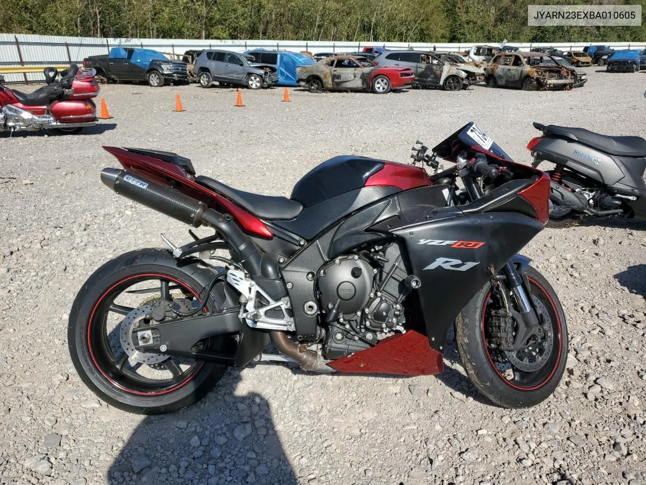 2011 Yamaha Yzfr1 VIN: JYARN23EXBA010605 Lot: 73471554