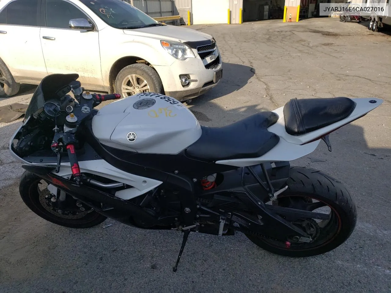 2012 Yamaha Yzfr6 VIN: JYARJ16E6CA027016 Lot: 65814354