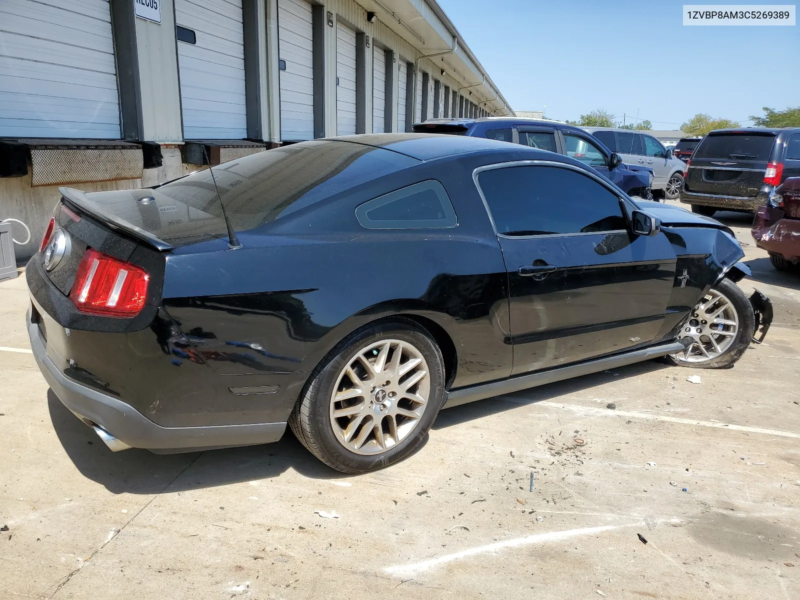 2012 Ford Mustang VIN: 1ZVBP8AM3C5269389 Lot: 68293464