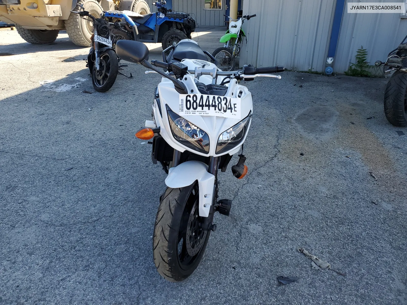 2012 Yamaha Fz1 S VIN: JYARN17E3CA008541 Lot: 68444834