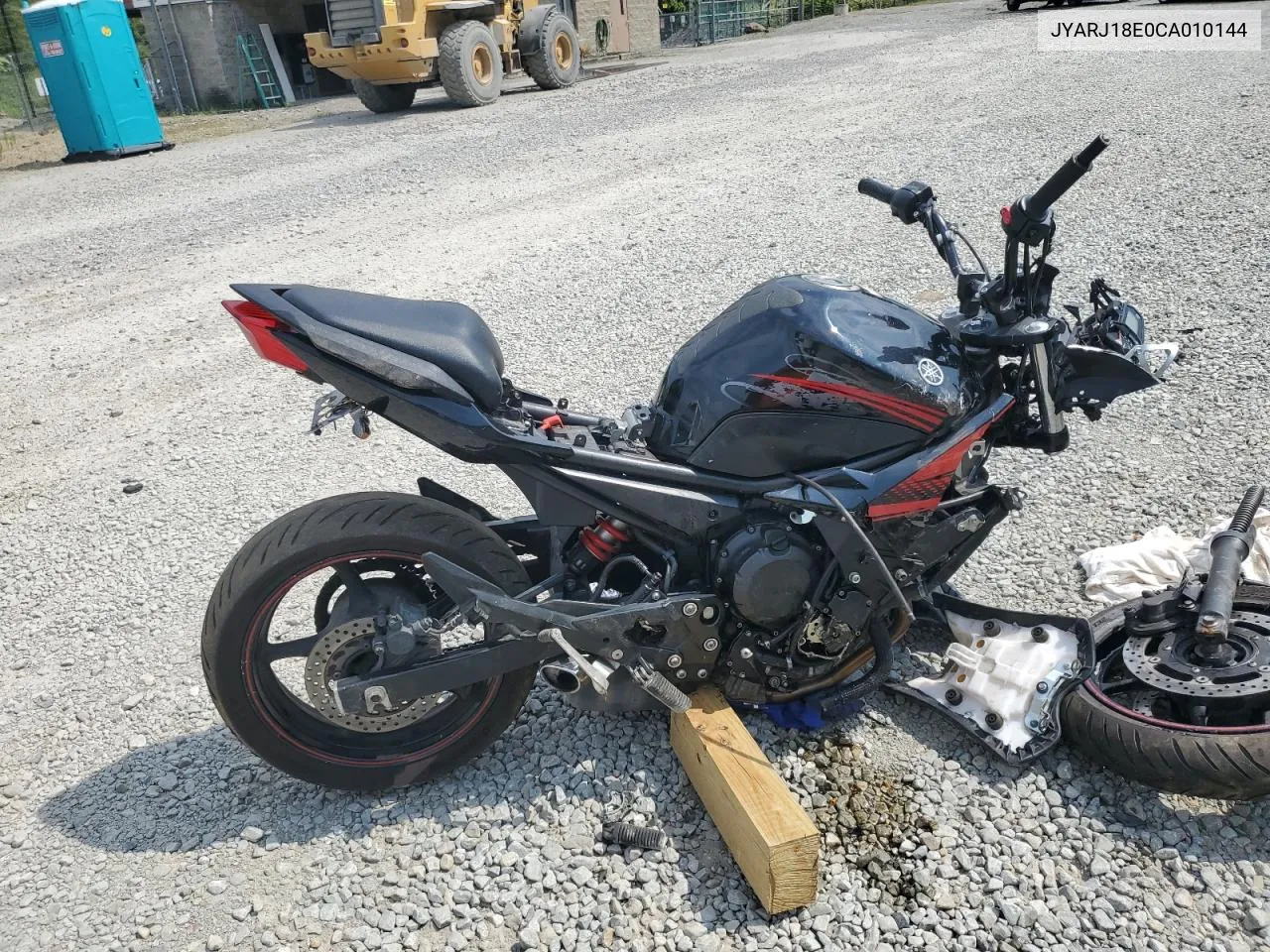 2012 Yamaha Fz6 R VIN: JYARJ18E0CA010144 Lot: 68994024