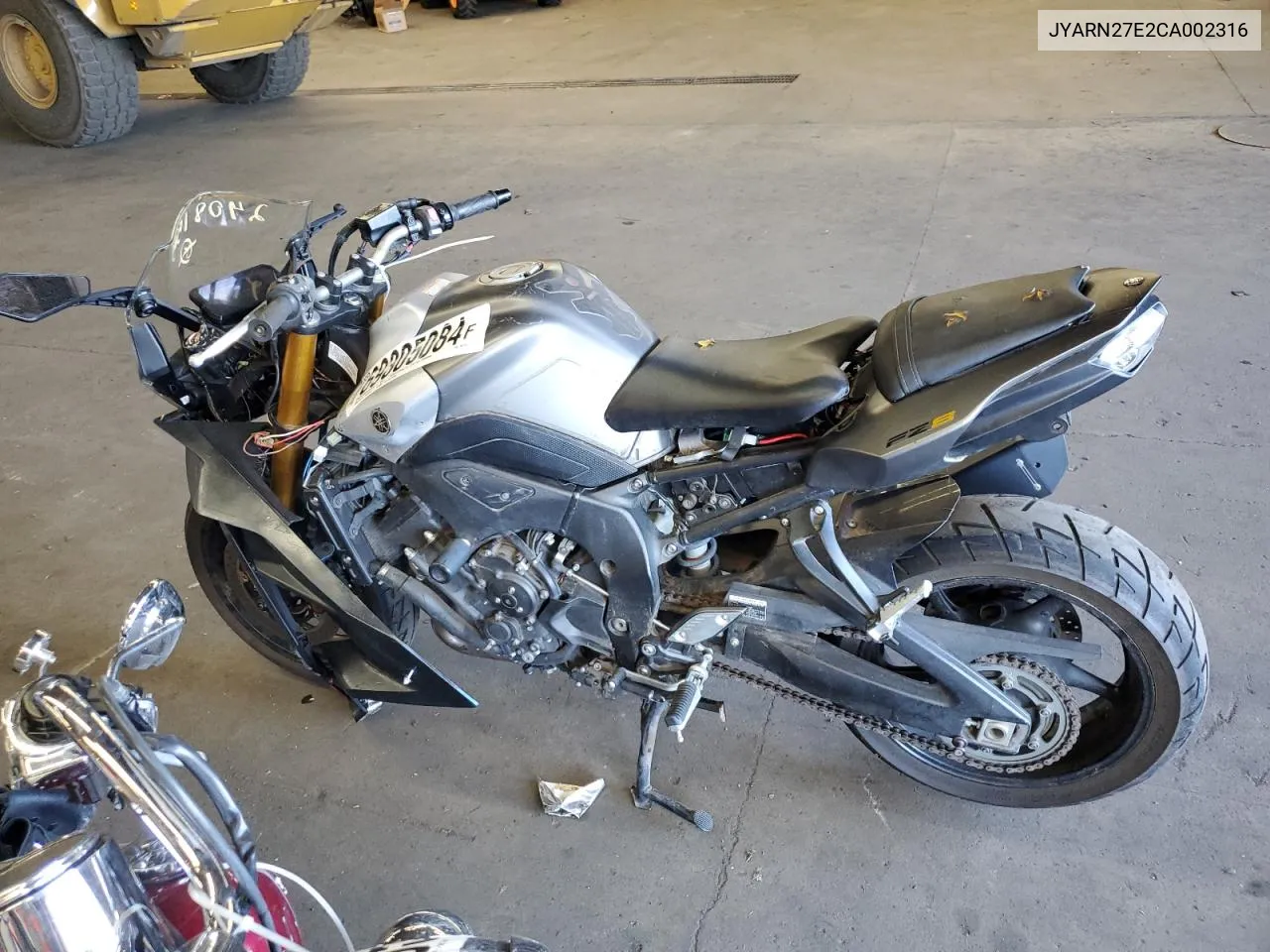 2012 Yamaha Fz8 N VIN: JYARN27E2CA002316 Lot: 69305084