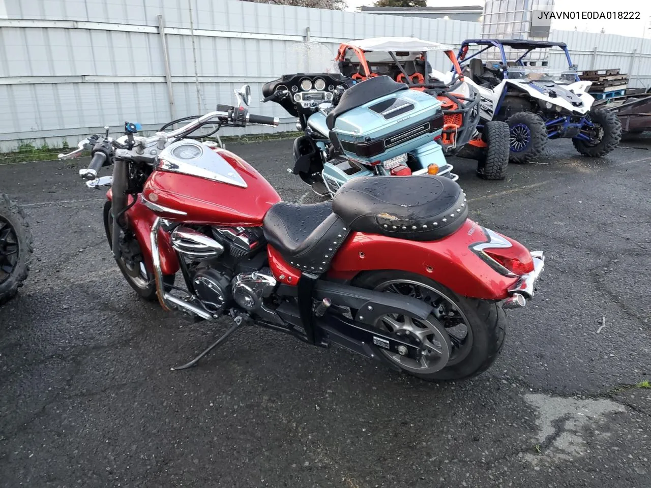 2013 Yamaha Xvs950 A VIN: JYAVN01E0DA018222 Lot: 40545804