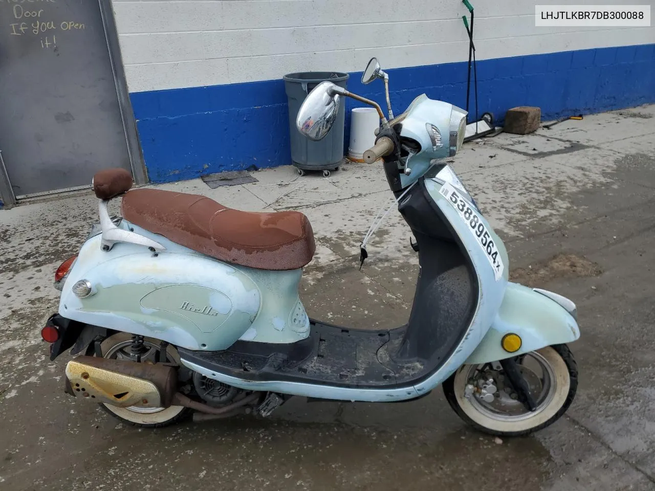 2013 Bashan Bashan Scooter VIN: LHJTLKBR7DB300088 Lot: 53889564