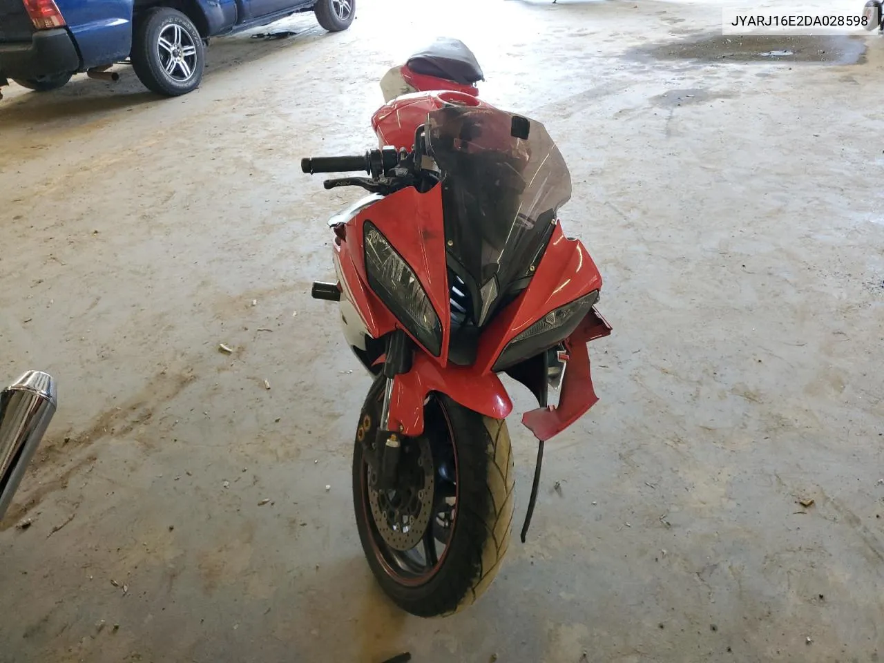 2013 Yamaha Yzfr6 VIN: JYARJ16E2DA028598 Lot: 59694834