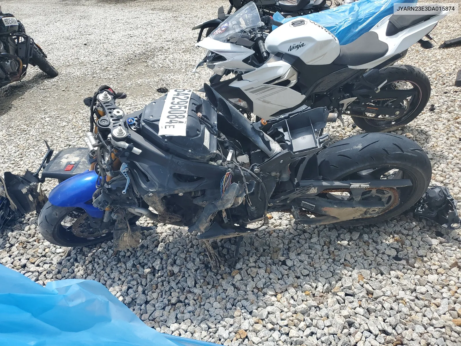 2013 Yamaha Yzfr1 VIN: JYARN23E3DA015874 Lot: 64295084