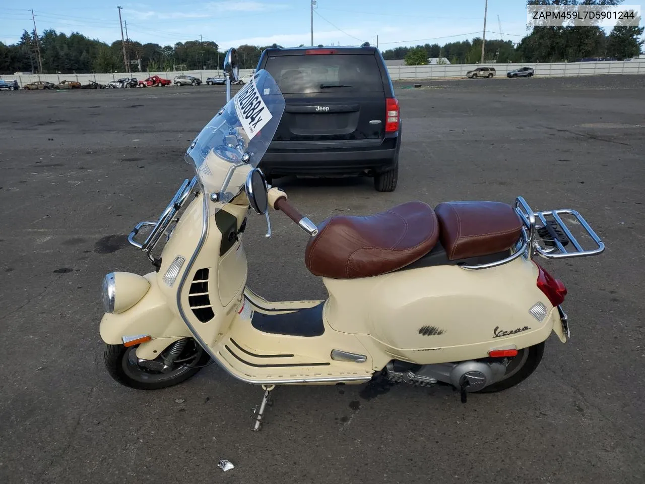 2013 Vespa Gts 300 Super VIN: ZAPM459L7D5901244 Lot: 70620684