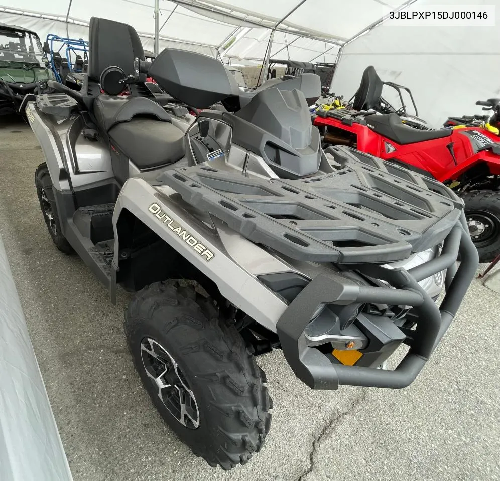 2013 Can-Am Outlander Max 1000 Xt VIN: 3JBLPXP15DJ000146 Lot: 71504904