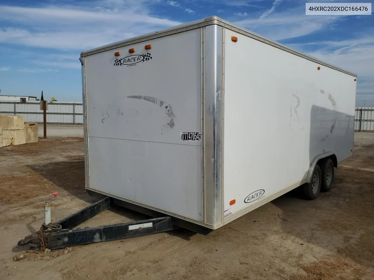 2013 Cargo Enclosed VIN: 4HXRC202XDC166476 Lot: 77747054