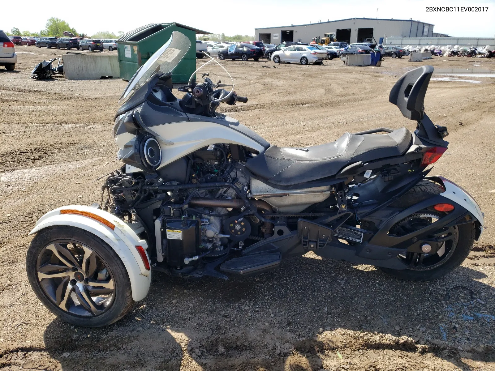 2014 Can-Am Spyder Roadster St VIN: 2BXNCBC11EV002017 Lot: 53969354