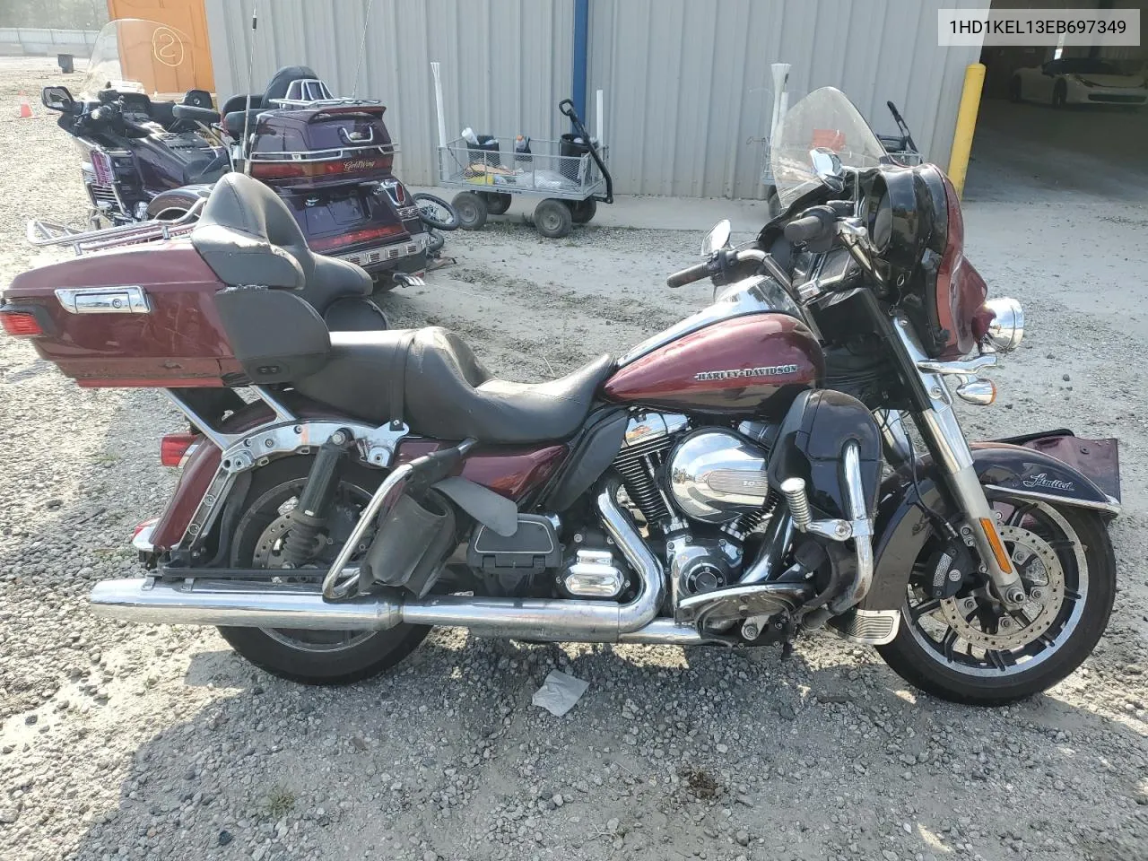 2014 Harley-Davidson Flhtk Electra Glide Ultra Limited VIN: 1HD1KEL13EB697349 Lot: 59831624