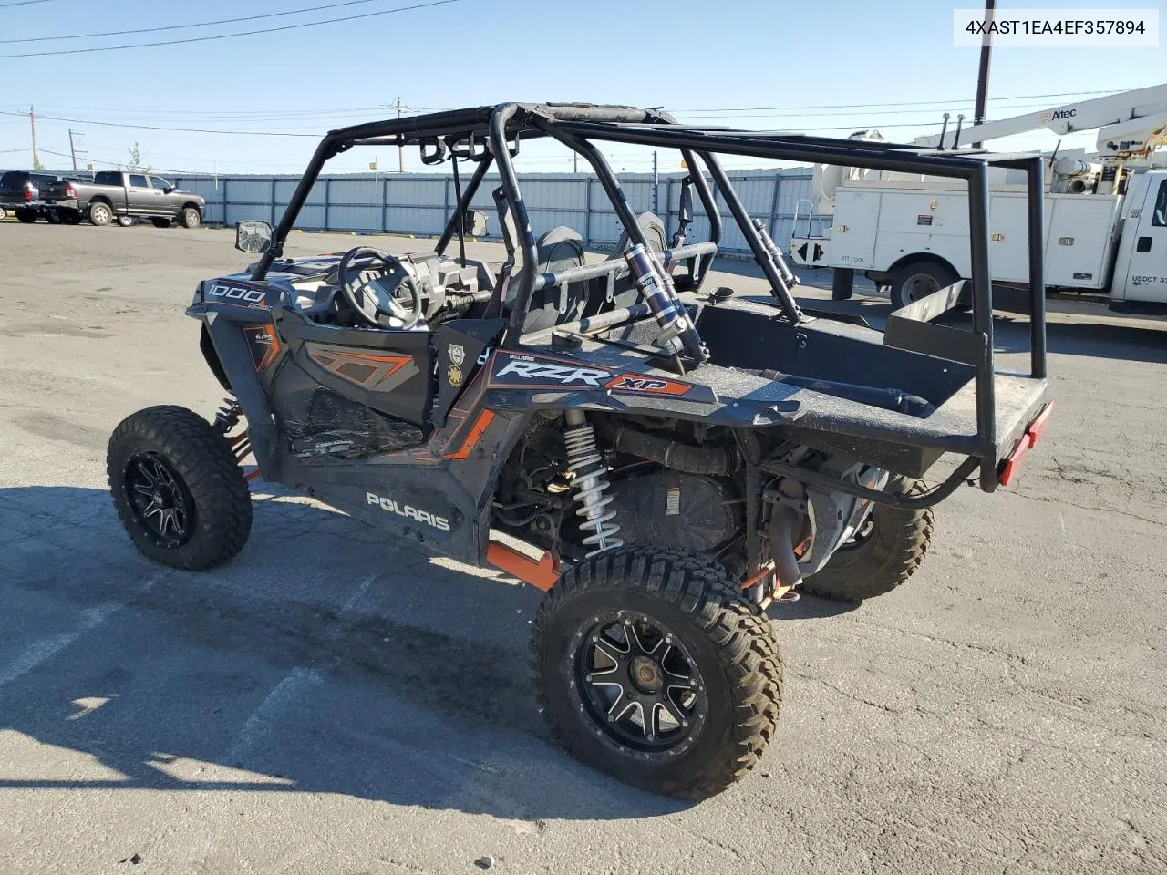 2014 Polaris Rzr 1000 Xp Eps VIN: 4XAST1EA4EF357894 Lot: 61094234