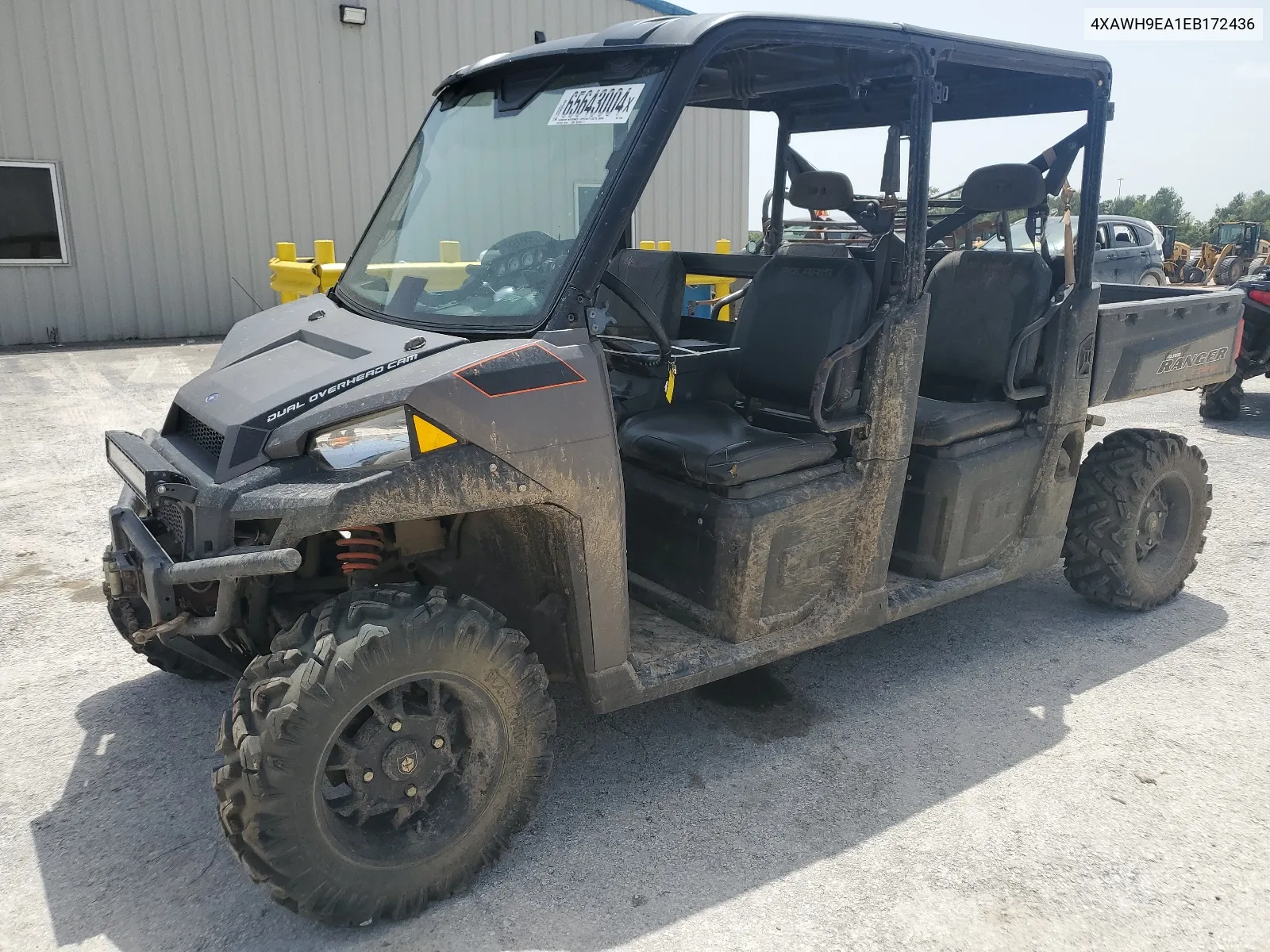 2014 Polaris Ranger 900 Crew VIN: 4XAWH9EA1EB172436 Lot: 65643004