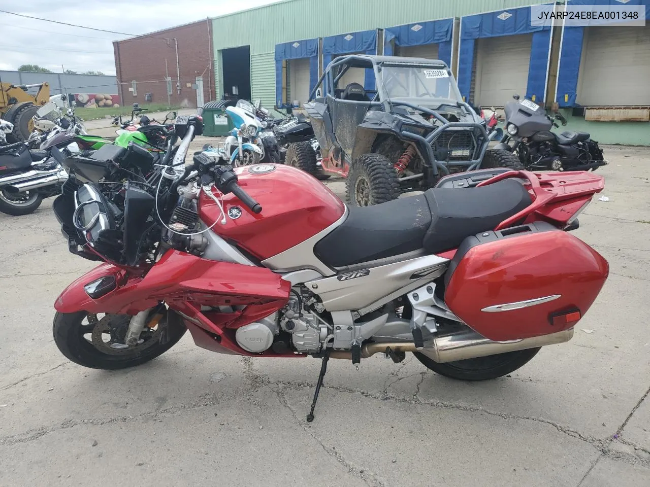 2014 Yamaha Fjr1300 A VIN: JYARP24E8EA001348 Lot: 66286484