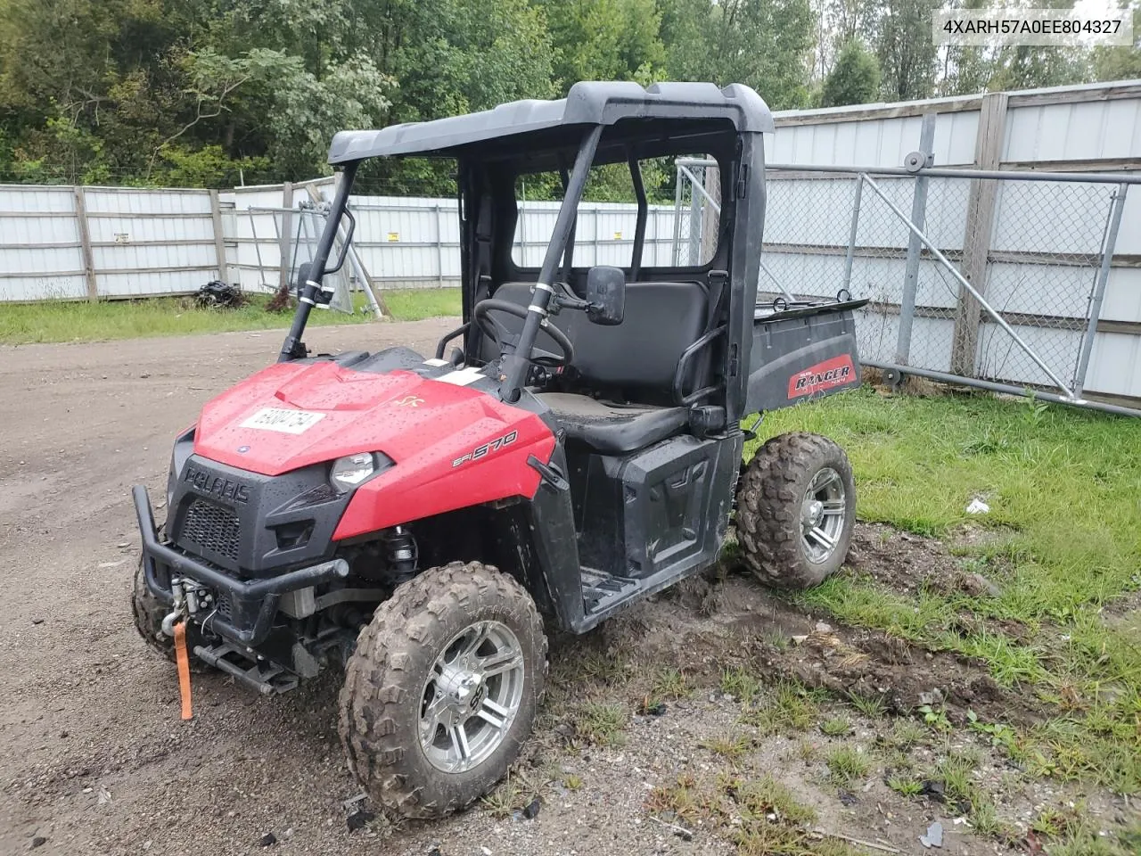 2014 Polaris Ranger 570 VIN: 4XARH57A0EE804327 Lot: 69304754