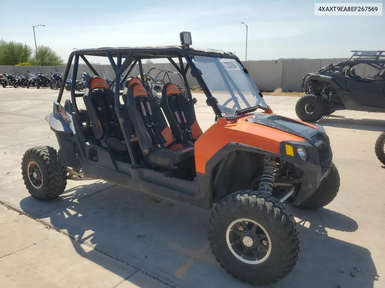 2014 Polaris Rzr 4 900 Xp Eps VIN: 4XAXT9EA8EF267569 Lot: 70242964