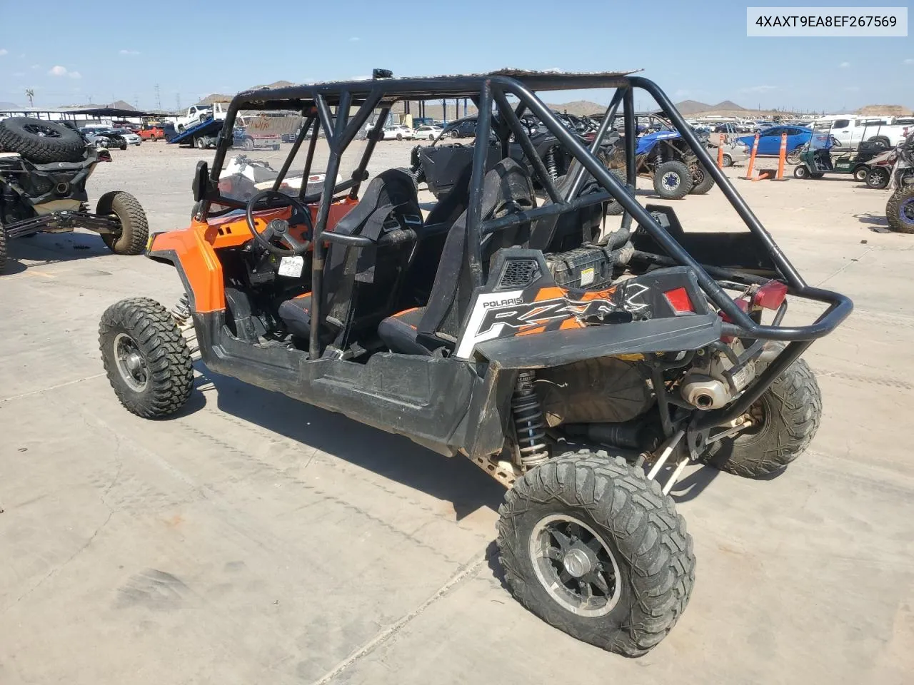 2014 Polaris Rzr 4 900 Xp Eps VIN: 4XAXT9EA8EF267569 Lot: 70242964