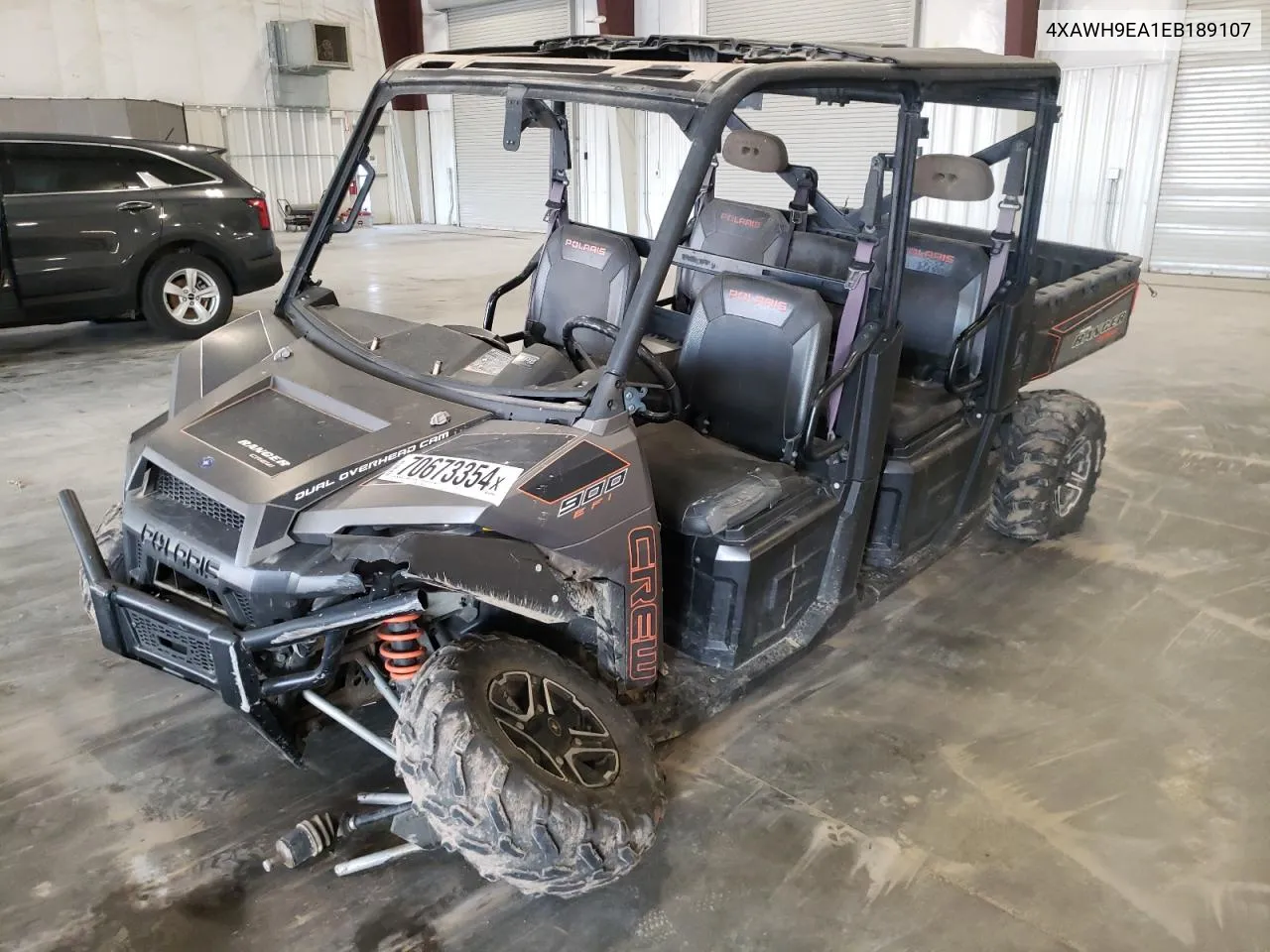 2014 Polaris Ranger 900 Crew VIN: 4XAWH9EA1EB189107 Lot: 70673354