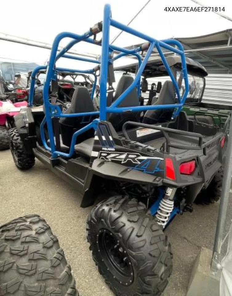 2014 Polaris Rzr 4 800 Eps VIN: 4XAXE7EA6EF271814 Lot: 71505114