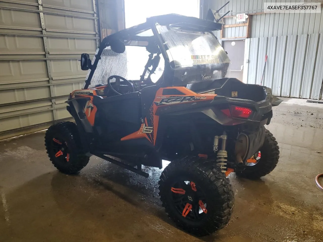 2017 Polaris Rzr S 1000 Eps VIN: 4XAVE7EA5EF357767 Lot: 72373154