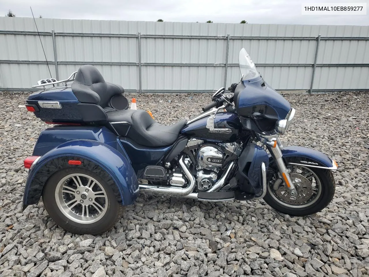 2014 Harley-Davidson Flhtcutg Tri Glide Ultra VIN: 1HD1MAL10EB859277 Lot: 72999444